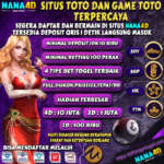 Nana4D Kumpulan Game Toto Dan Situs Toto Terpercaya Di Indonesia Tahun 2024